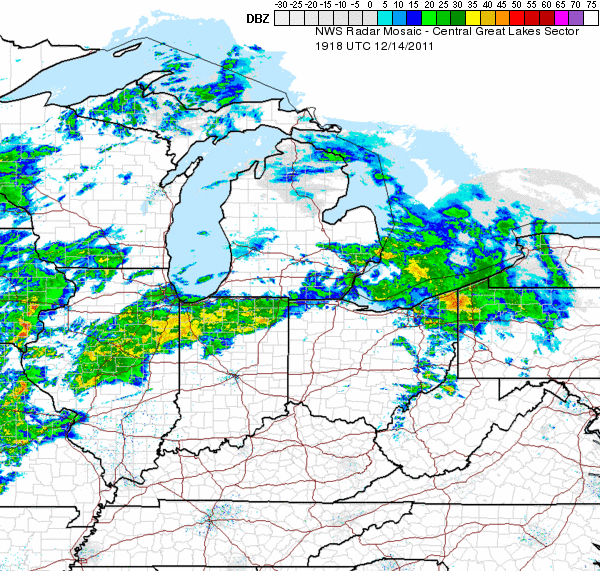 Great Lakes radar example from 2011